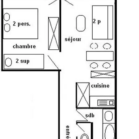 Aime 2000 - 2 Pieces 5/6 Pers - Aime 2000 - Plagne Aime 2000 - Classe 3 - J157a2 Mae-9514 Апартаменты